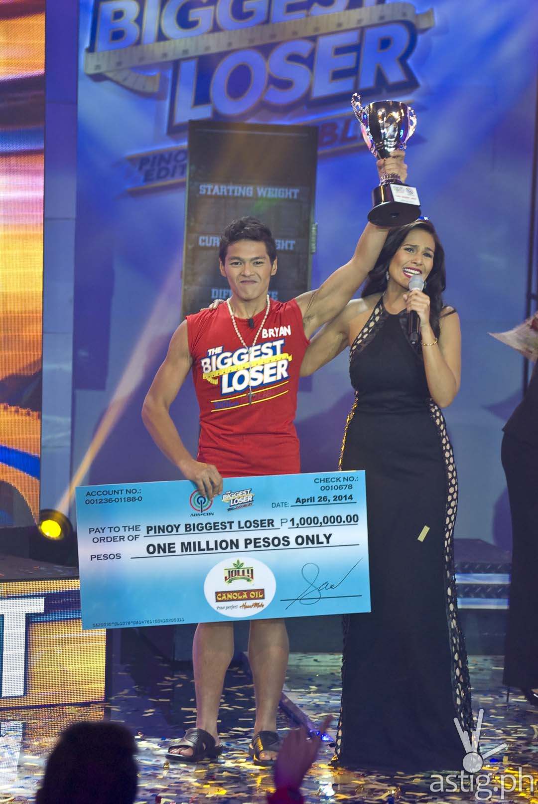 Pinoy Biggest Loser Bryan Castillo and Iza Calzado