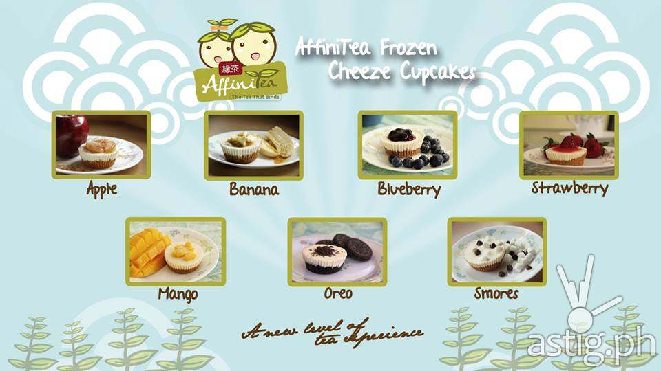 AffiniTea frozen cupcakes