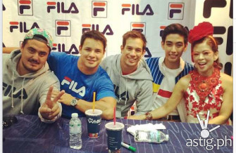 Philippine Volcanoes and Tessa Prieto-Vales at the FILA Meet and Greet event