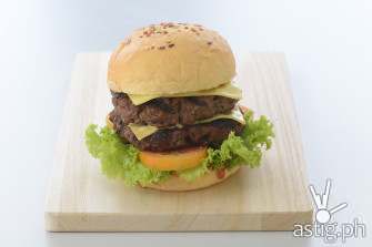 Wham! Burger double whammy with cheese (199 PHP)