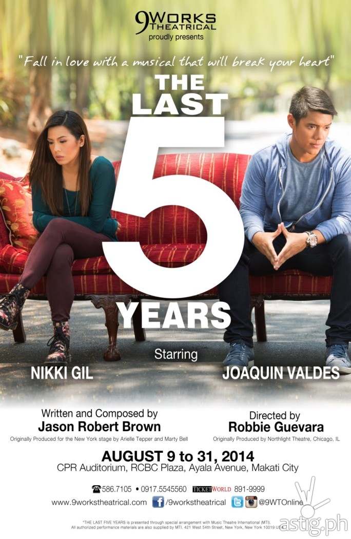 Last 5 Years by 9Works Theatrical poster