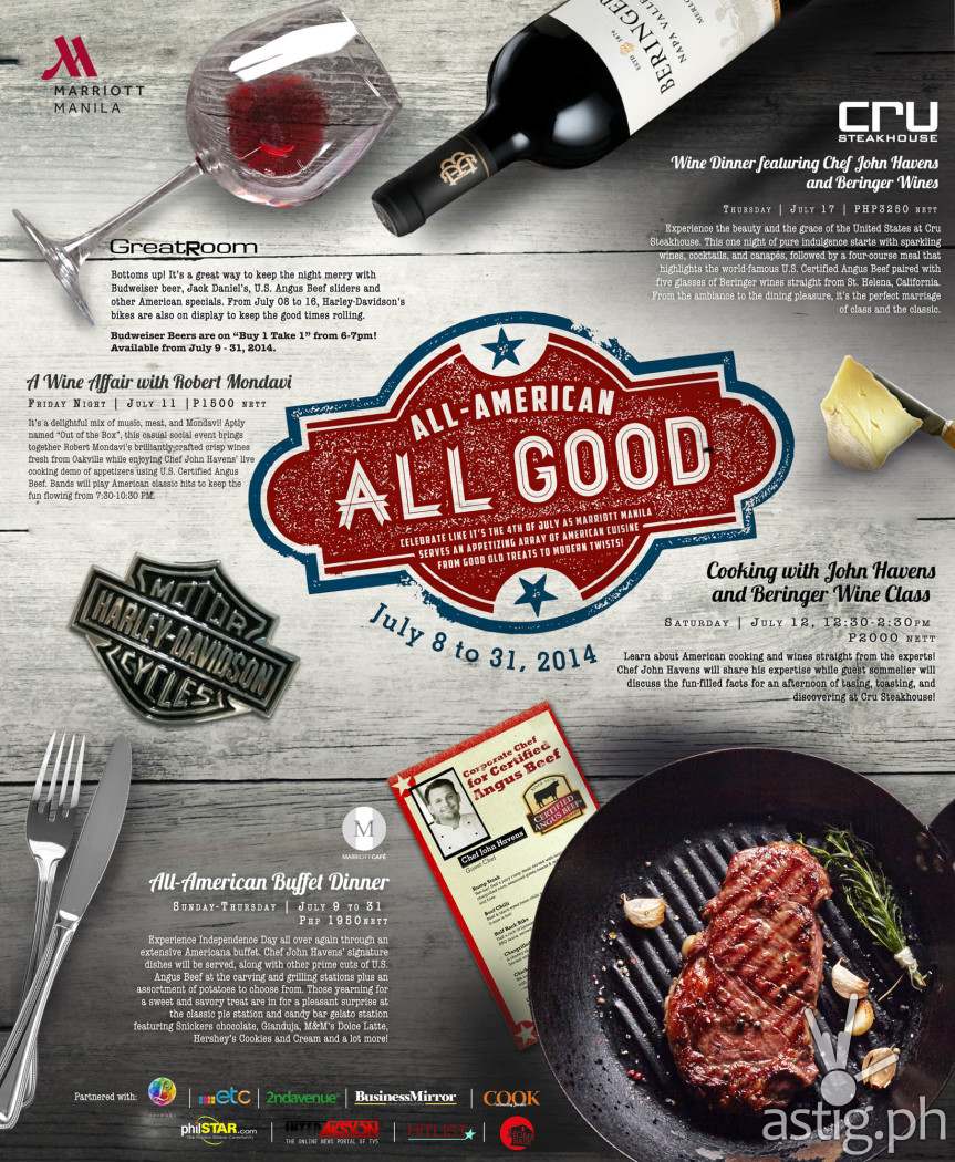 Marriott Hotel Manila All-American All Good Poster