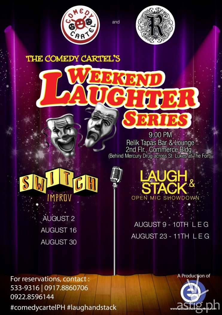 Comedy Cartel Weekend Laughter Series August 2014 poster