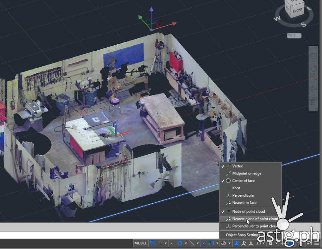 AutoCAD 2015 adds tools that make it easier to work with point clouds, including a new Point Cloud Manager palette, intuitive cropping capabilities, and new point cloud object snap modes.