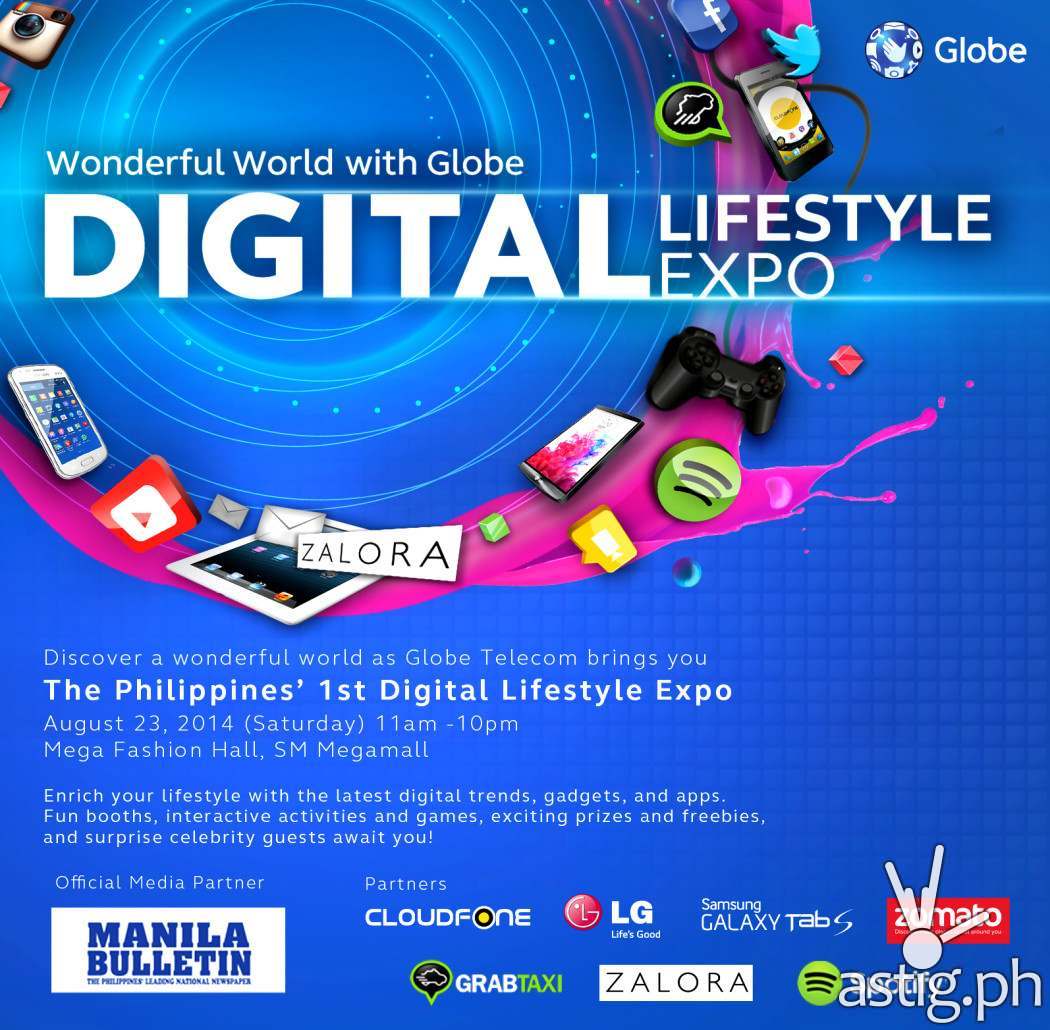 Globe Philippines Digital Lifestyle Expo poster