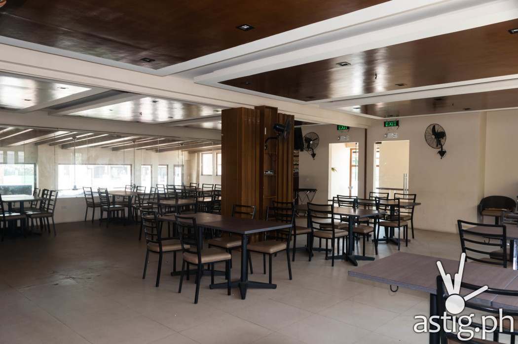 The events area can fit up to 40 people per section