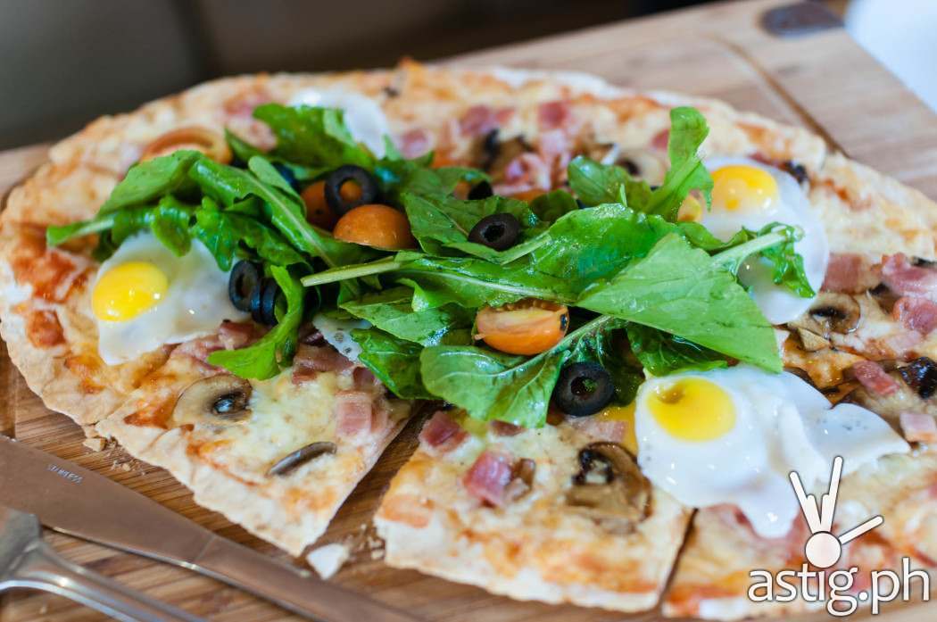 Pizza with quail eggs? Try it!
