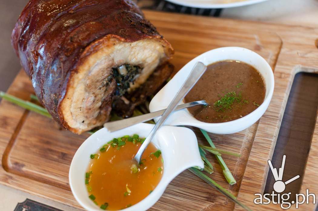 Crackling pork belly at Livestock Restaurant and Bar (290 PHP)