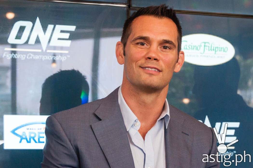Rich Franklin at ONE FC press conference in Manila, Philippines