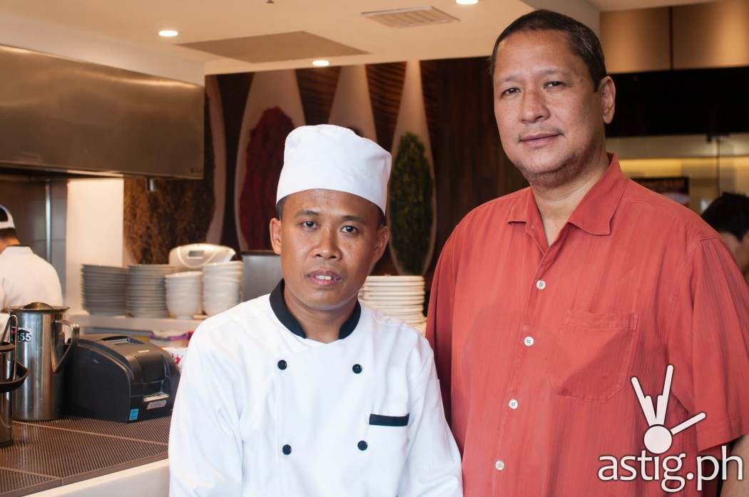 Gerry's Grill founder Gerry Apolinario and Chef Kiat - Sweet Chili Thai restaurant