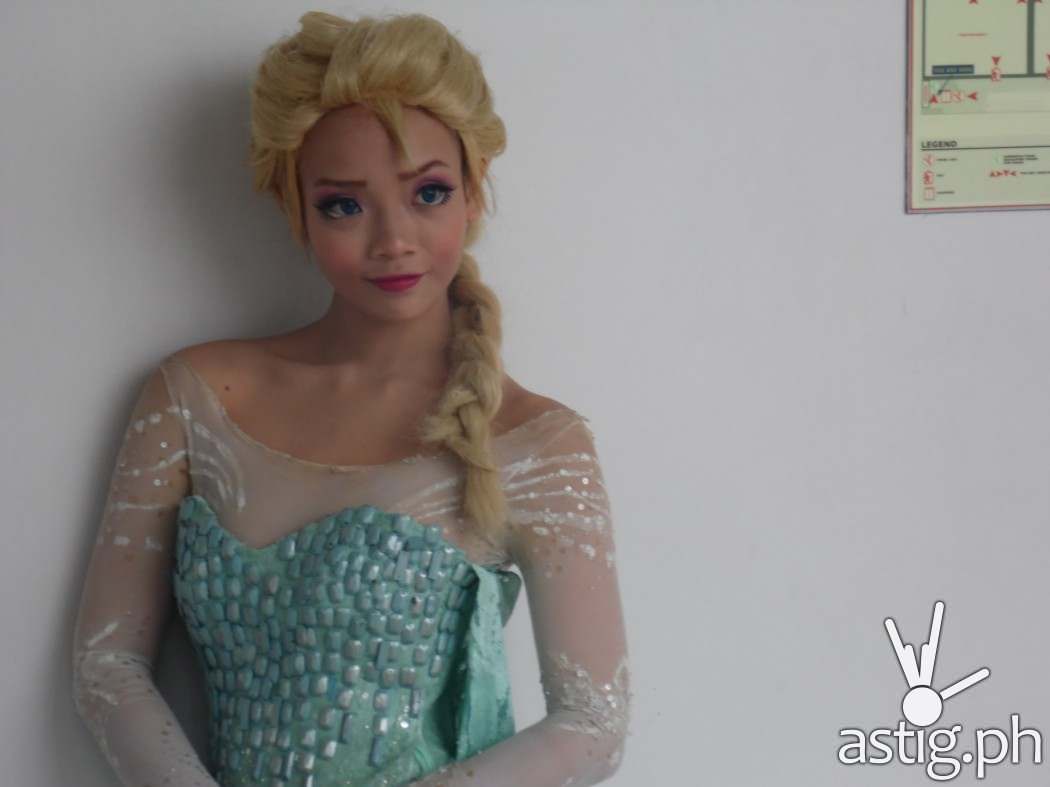 Else cosplayer from the movie Frozen at Best of Anime 2014