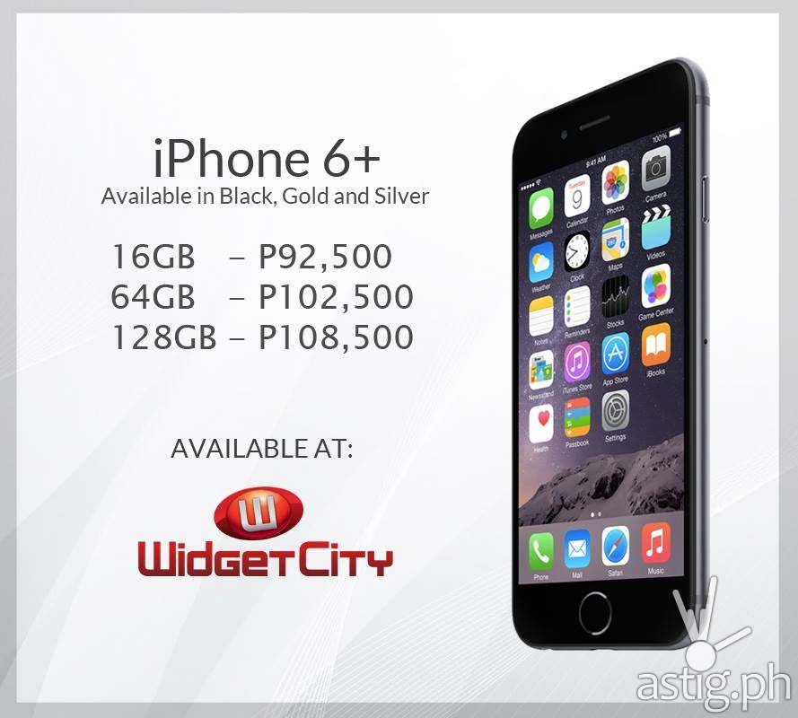 iPhone 6+ price Philippines Widget City