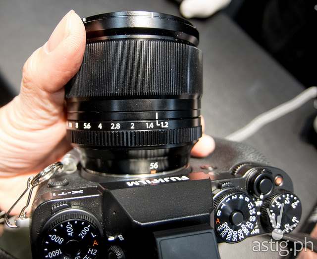 FUJINON XF56mmF1.2 R APD autofocus lens
