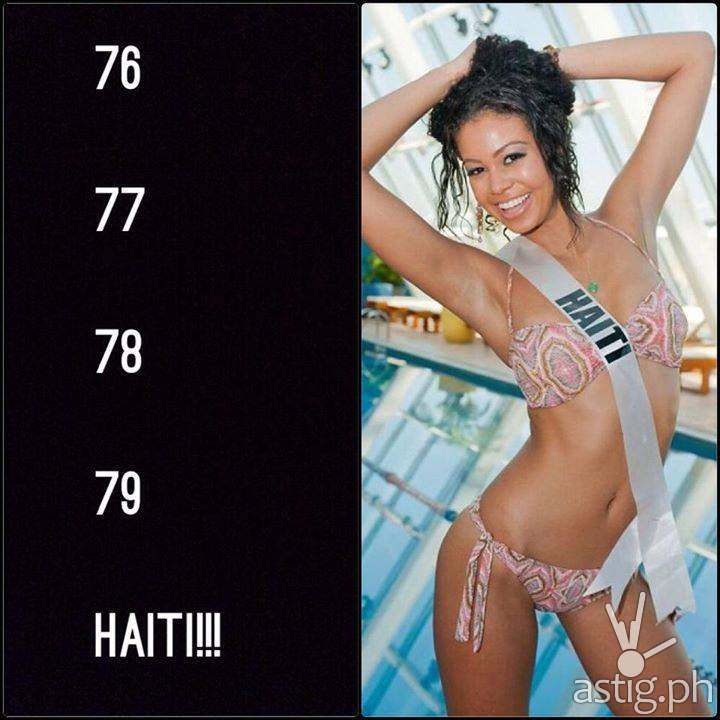 77, 78, 79 ... HAITI!!!