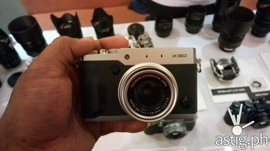 The Fujifilm X30 digital camera