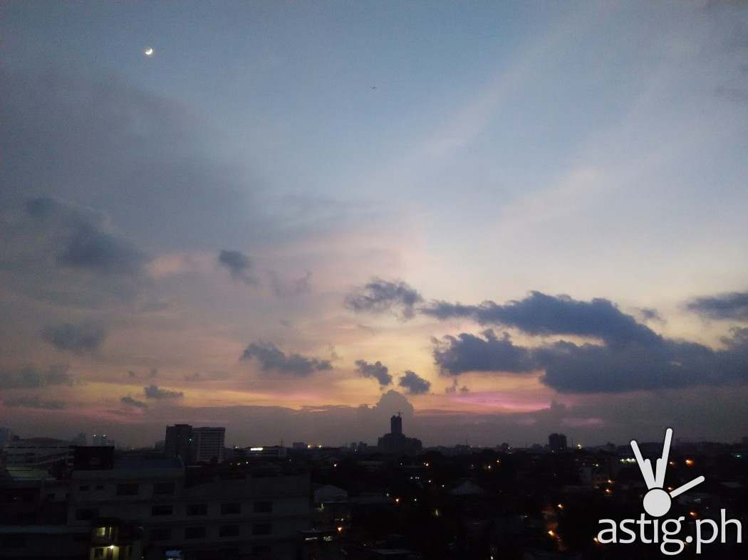 Xiaomi RedMi 1S camera test photo: sunset