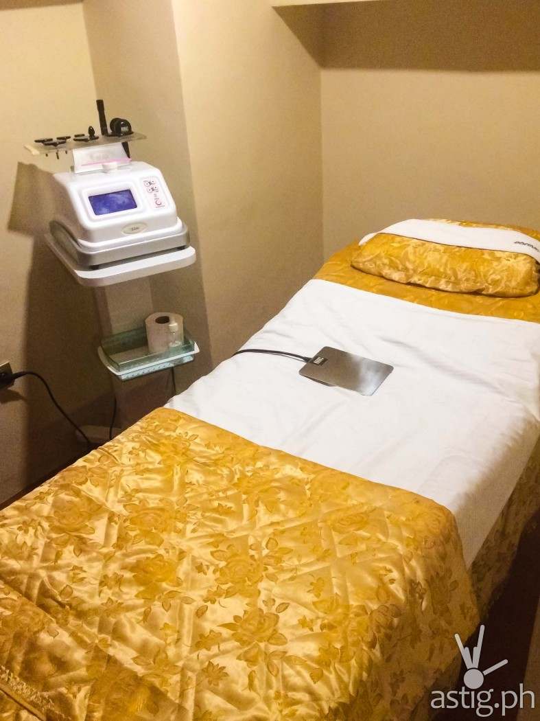 Radio Frequency (RF) treatment room at Princess Hazel Salon & Spa