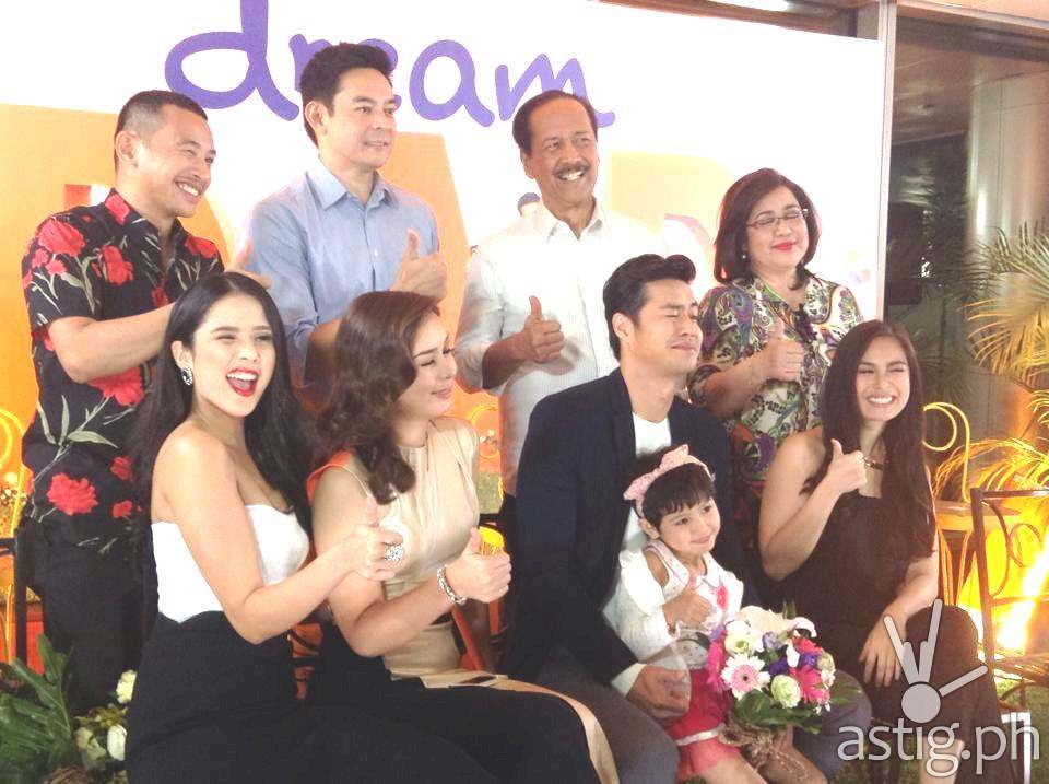 Deam Dad cast at the press conference held in Quezon City, Philippines