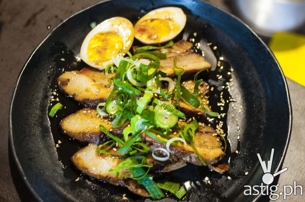 Seared pork chashu (205 PHP) at Ramen Sora