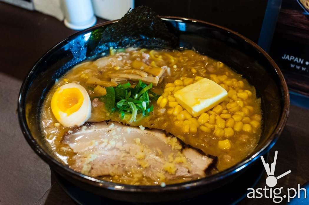 Large Miso Corn Butter Ramen (455 PHP) at Ramen Sora