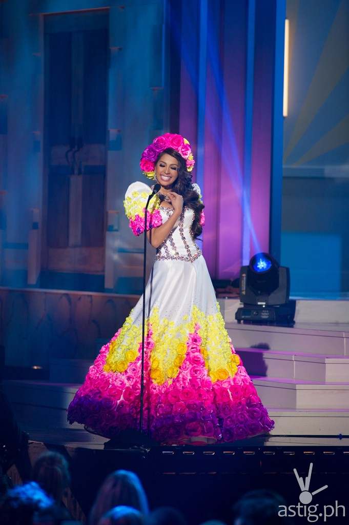 Mary Jean Lastimosa, Miss Philippines 2014, debuts her National Costume during the Miss Universe National Costume Show at the FIU Arena on Wednesday January 21st. The 63rd Annual MISS UNIVERSE® Pageant contestants are touring, filming, rehearsing and preparing to compete for the DIC Crown in Doral-Miami, Florida. Tune in to the NBC telecast at 8:00 PM ET on January 25, 2015 live from the FIU Arena to see who will be crowned the 63rd Miss Universe. HO/Miss Universe Organization L.P., LLLP