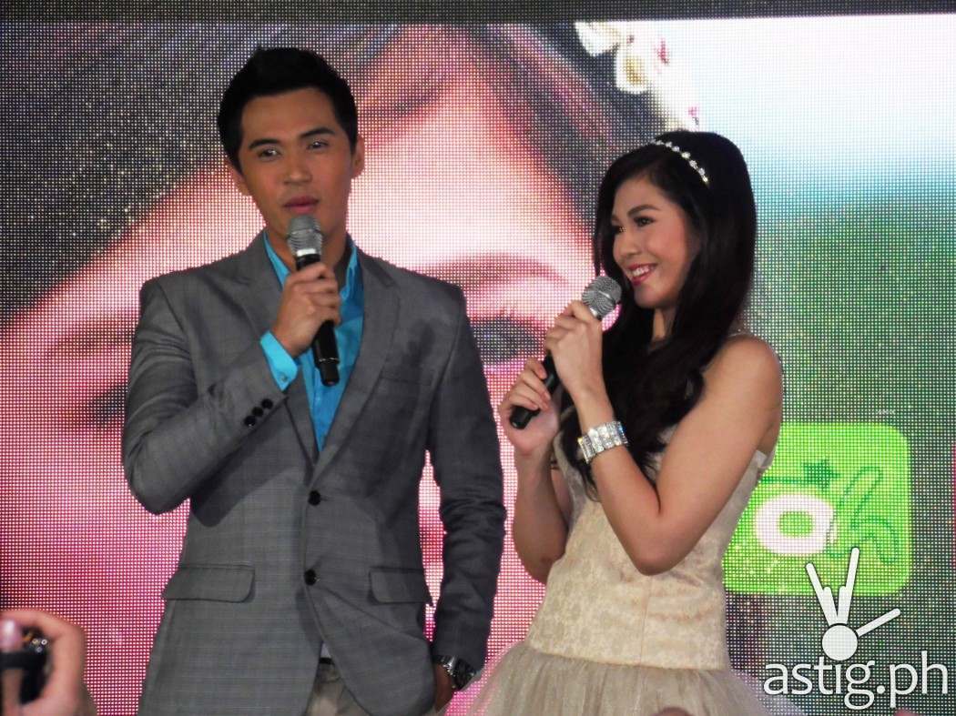 Janella Salvador and Marlo Mortel at the grand presscon of "Oh My G!"