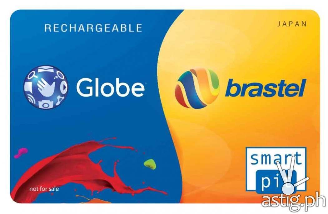 Globe Brastel reloadable calling card