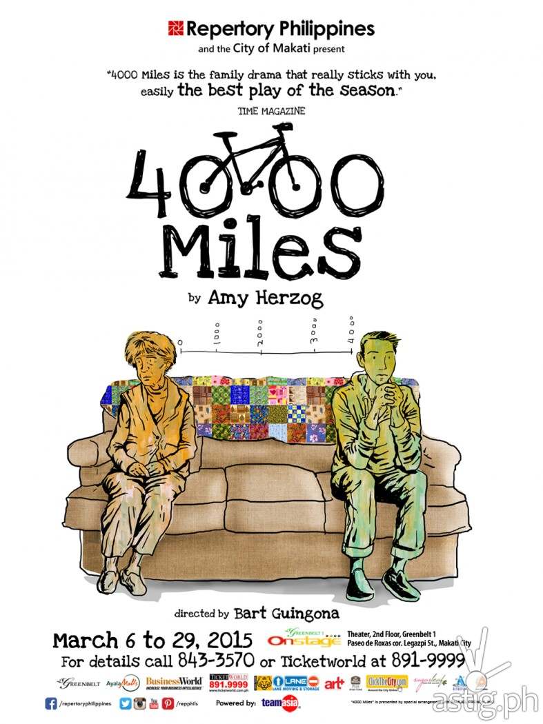 4,000 Miles by Repertory Philippines poster
