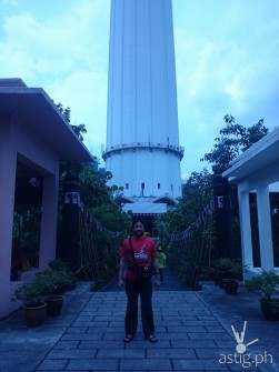 In front of the KL Tower