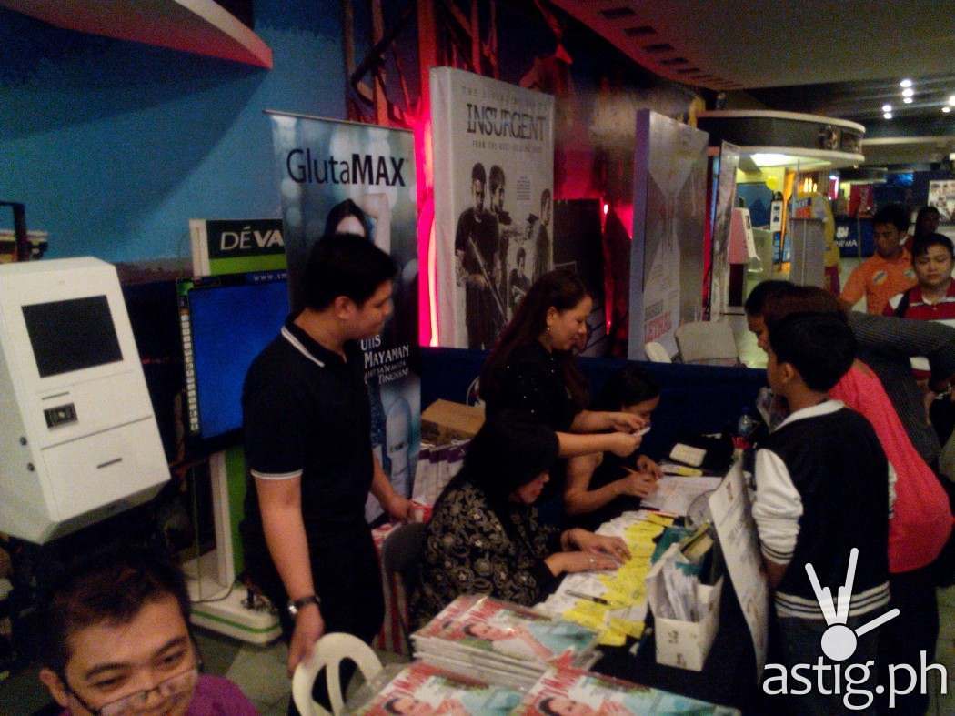 PMCM marketing booth at the Fast & Furious 7 special blocked screening  held in SM Megamall