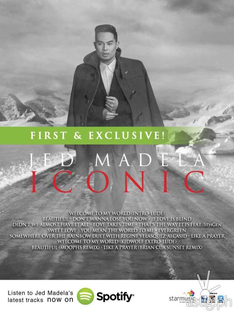 Jed Madela - Iconic Spotify poster