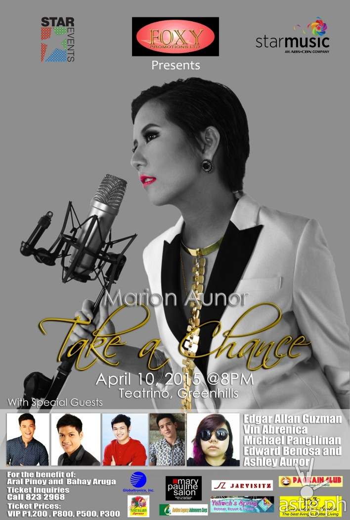 Marion Aunor concert poster