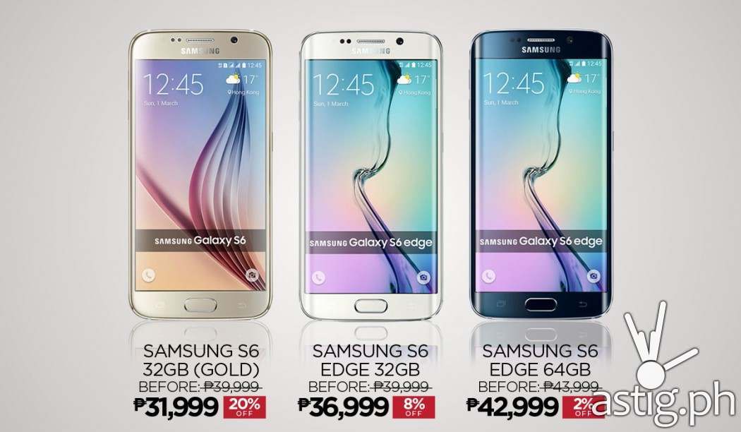 Samsung Galaxy S6 Edge prices on Lazada