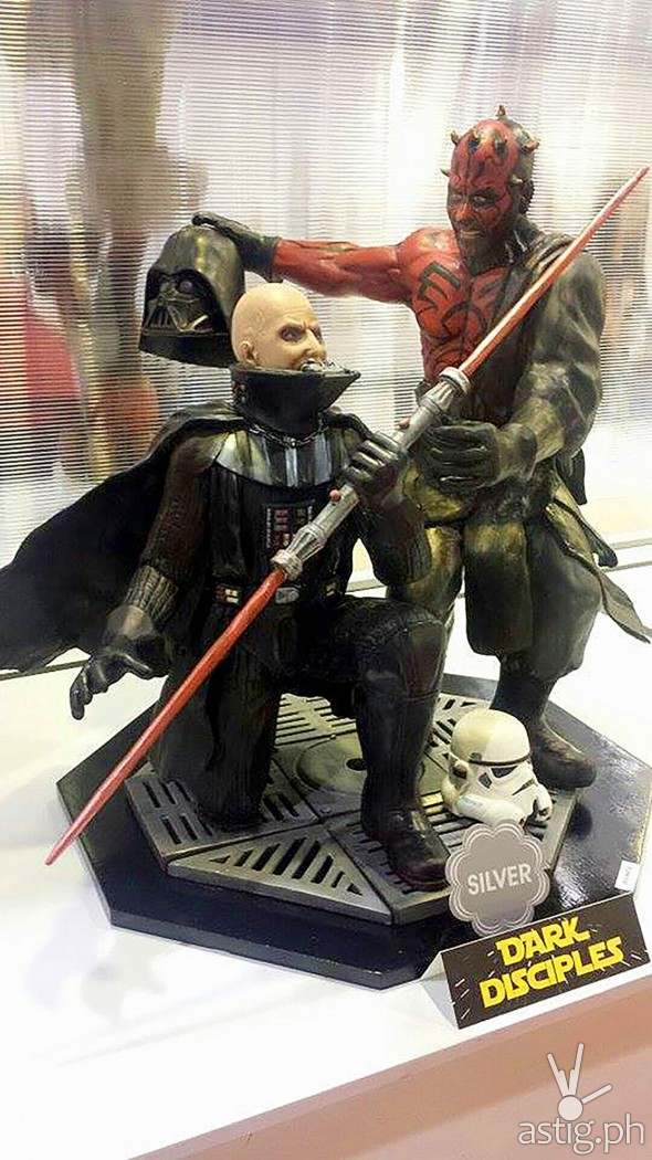 Dark Disciples: An edible Darth Vader and Darth Maul in chocolate form!