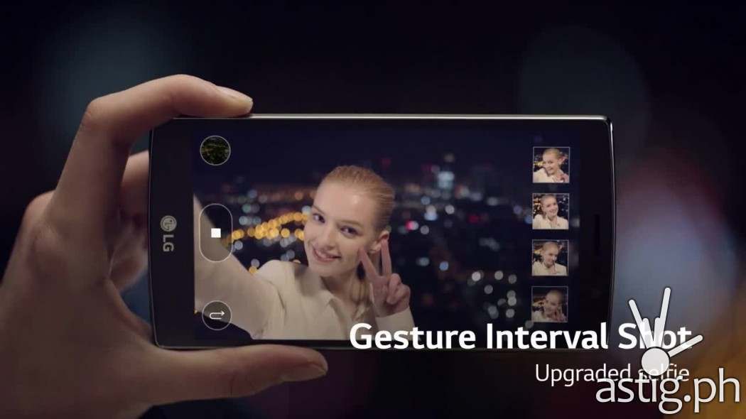LG G4 gesture interval shot