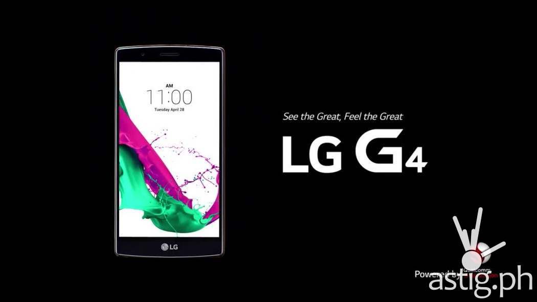 LG G4 see the great feel the great