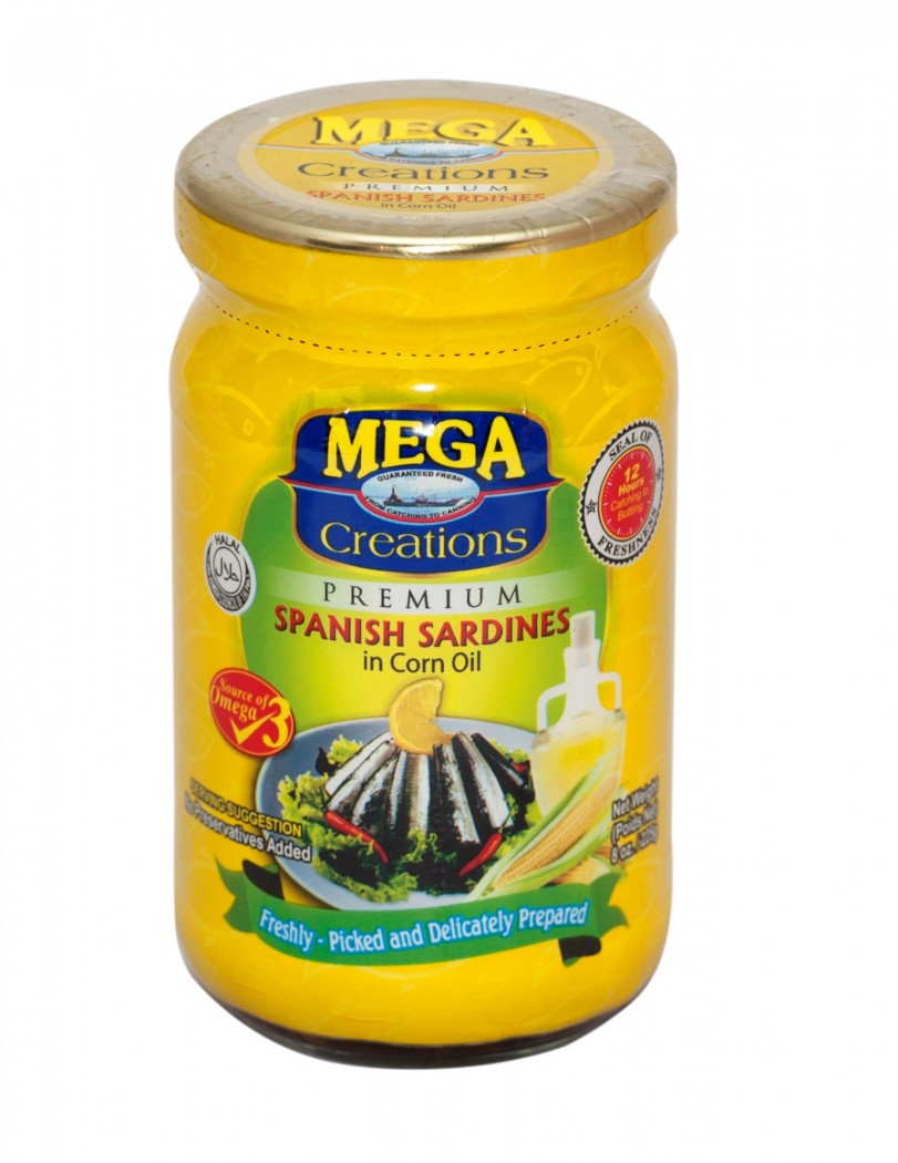 Mega Creations Spanish Sardines in Corn Oil
