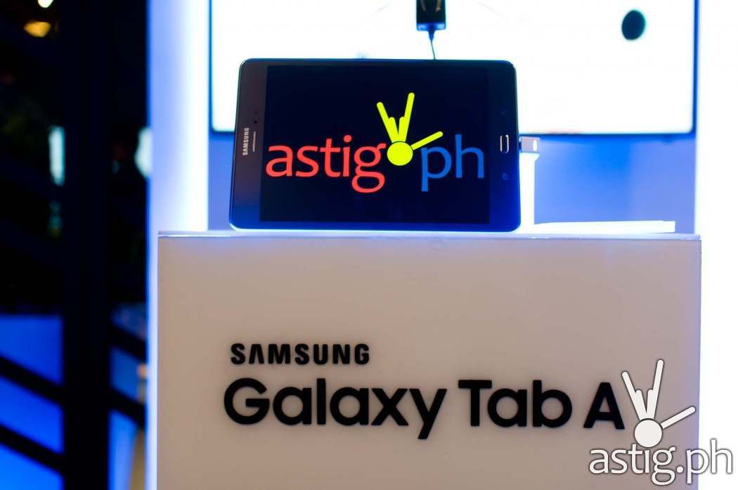 The Samsung Galaxy Tab A comes with an 8" screen, 4G LTE capability, and the S-Pen (15,990 PHP)