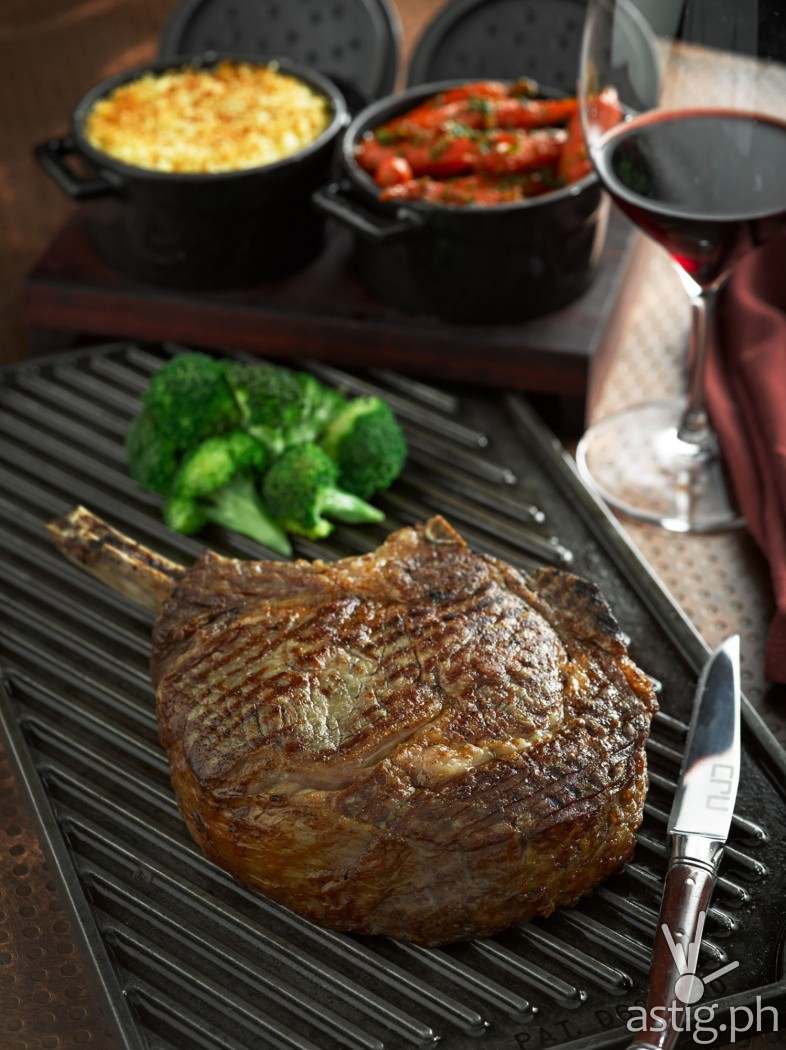 Executive Chef Meik Brammer recommends Cru's signature specialty the manly 900 grams steak