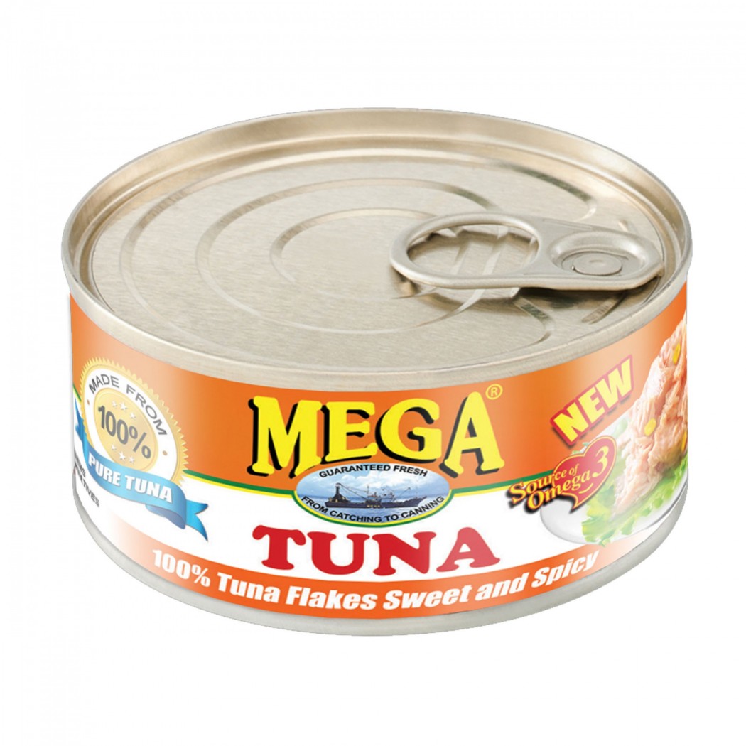 Mega Tuna 100% Tuna Flakes Sweet & Spicy