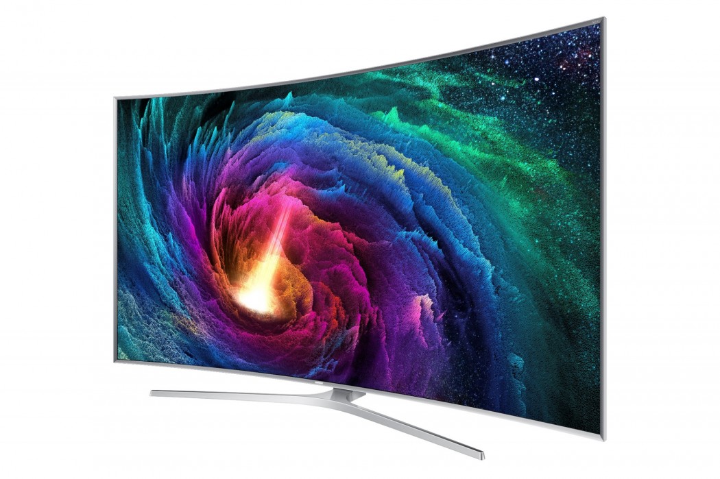 Samsung SUHD TV features a curved 4K display
