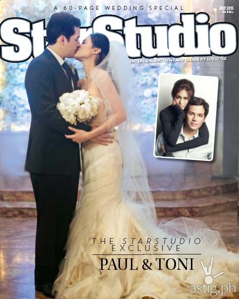 Toni Gonzaga Paul Soriano wedding StarStudio July 2015 issue