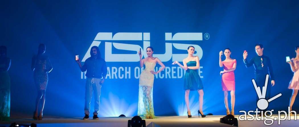 Ramp models show off the new lineup of ASUS ZenFone smartphones at ZenFestival Manila