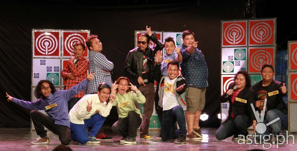 The komikeros of It's Showtime's Funny One led by grand winner Ryan Rems Sarita