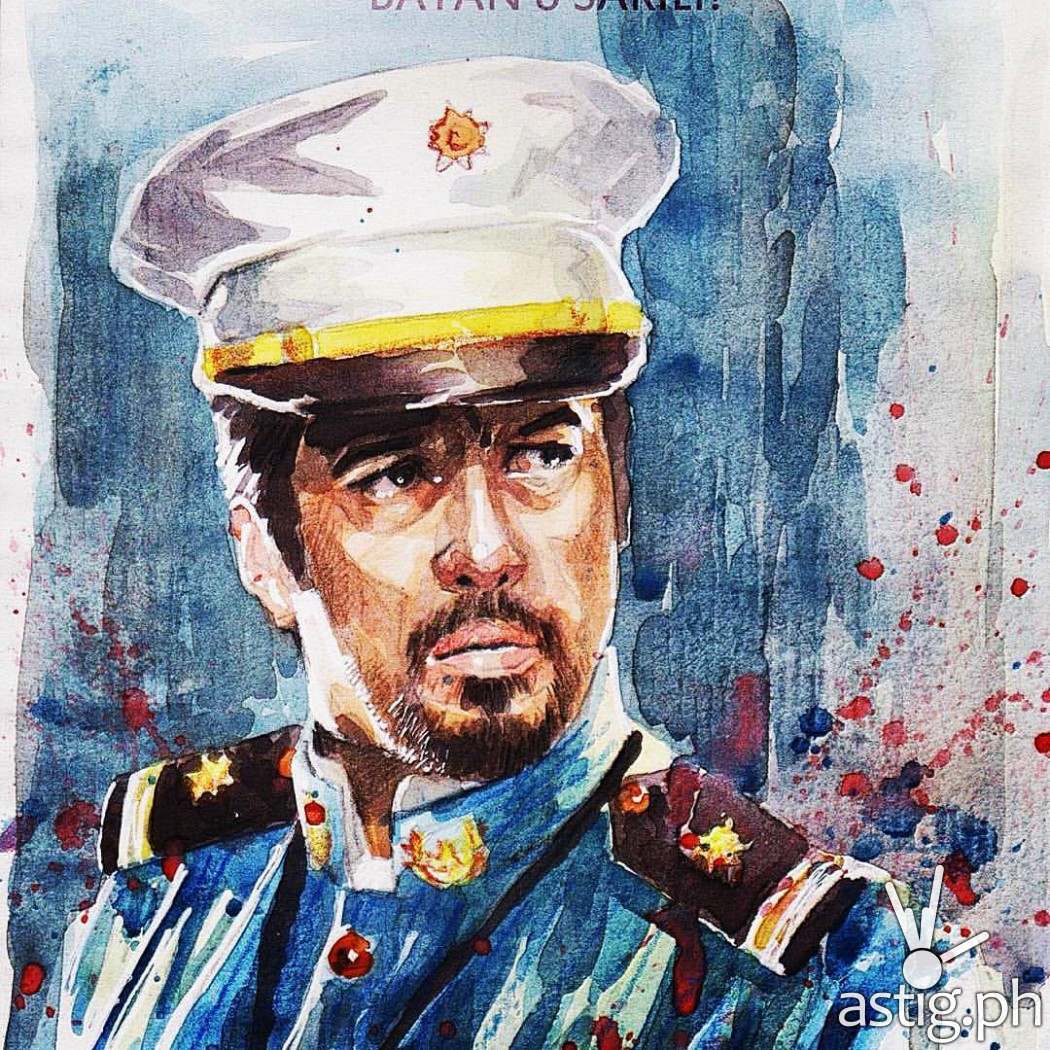 Gen Jose Alejandrino (Alvin Anson) watercolorpainting by Peejhey Palita