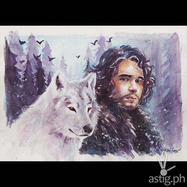 Jon Snow fan art by Peejhey Palita