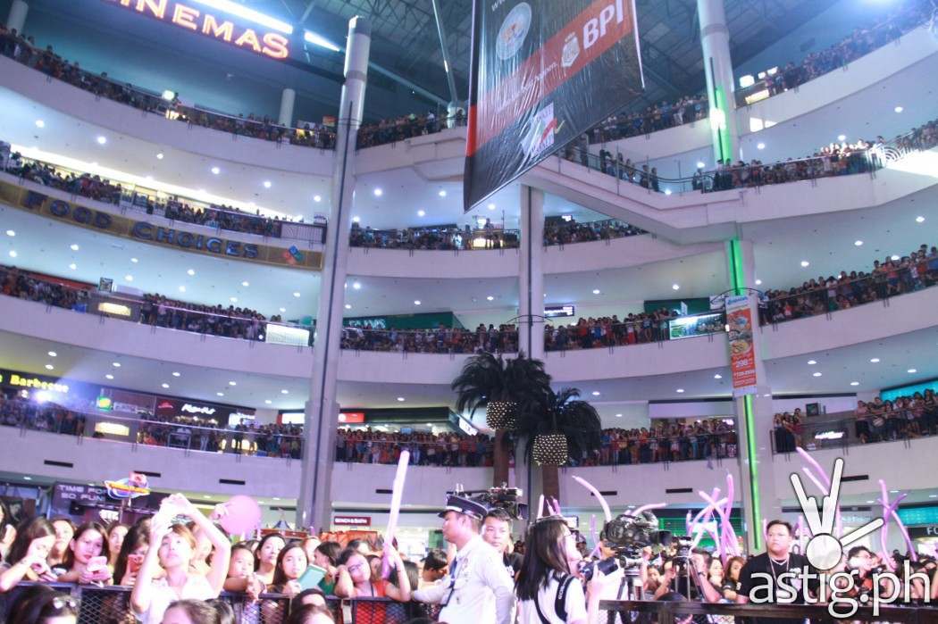 A packed Market Market during the OTWOL Spread The Love Tour