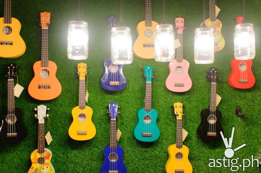 You can learn how to play the ukulele and even buy one at Uke Box Caffe