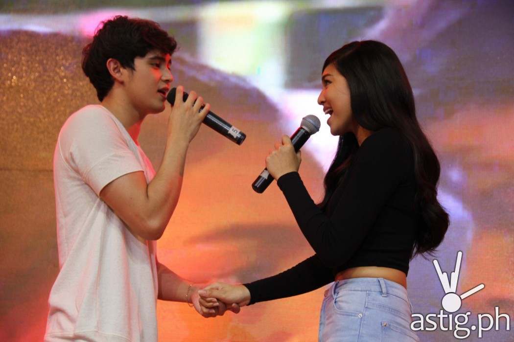 James Reid and Nadine Lustre at the OTWOL Spread The Love Tour