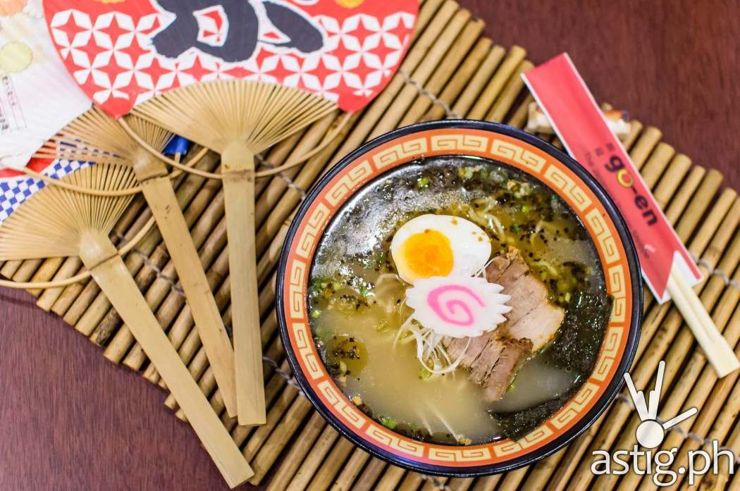 Lite-sized Kogashi Shoyu Ramen (198 PHP) at go-en Japanese Ramen Shoppe